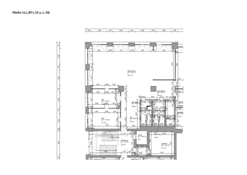 Grundriss Fläche-111, BT I, 52 a, 1. OG