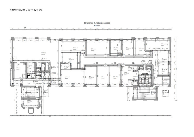 Grundriss Fläche-417, BT I, 52 f + g, 4. OG