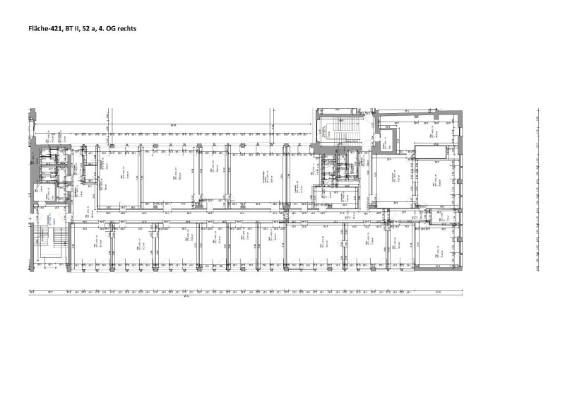 Grundriss Fläche-421, BT II, 52 a, 4. OG rechts