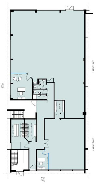 Grundriss Anbau Werkstatt