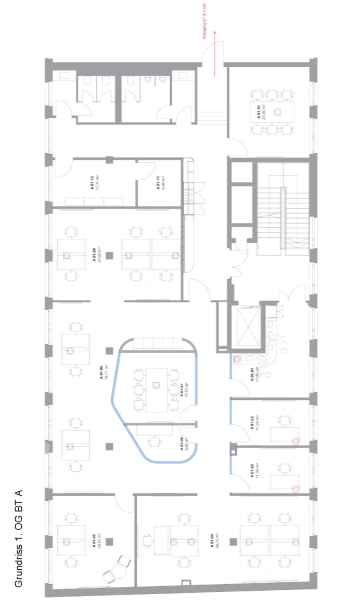 Grundriss 1. OG BT A